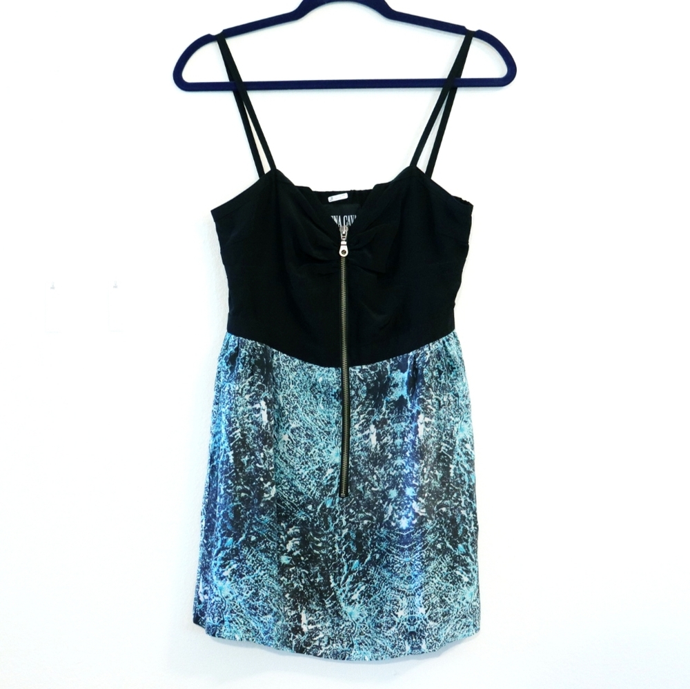 SOLD VENA CAVA • silk bustier mini dress